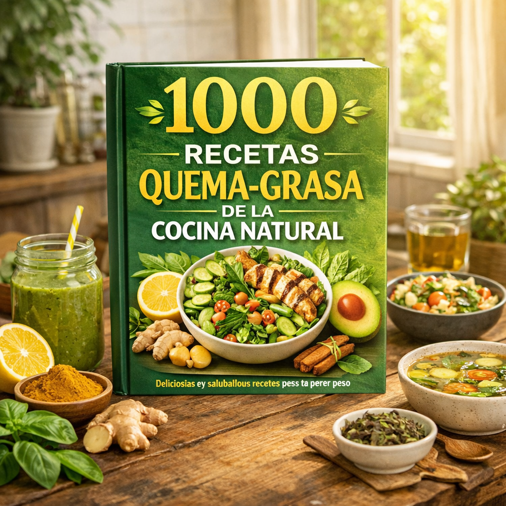 1000 Recetas De La Cocina Natural Para Quemar Grasas